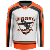 Biggby Coffee Hockey Club Tier 2 Bombers Youth Player Sublimated Jersey