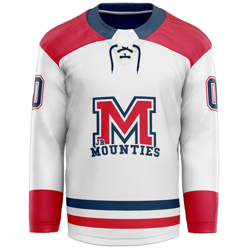 Jr. Mounties Goalie Jersey - White - Kit
