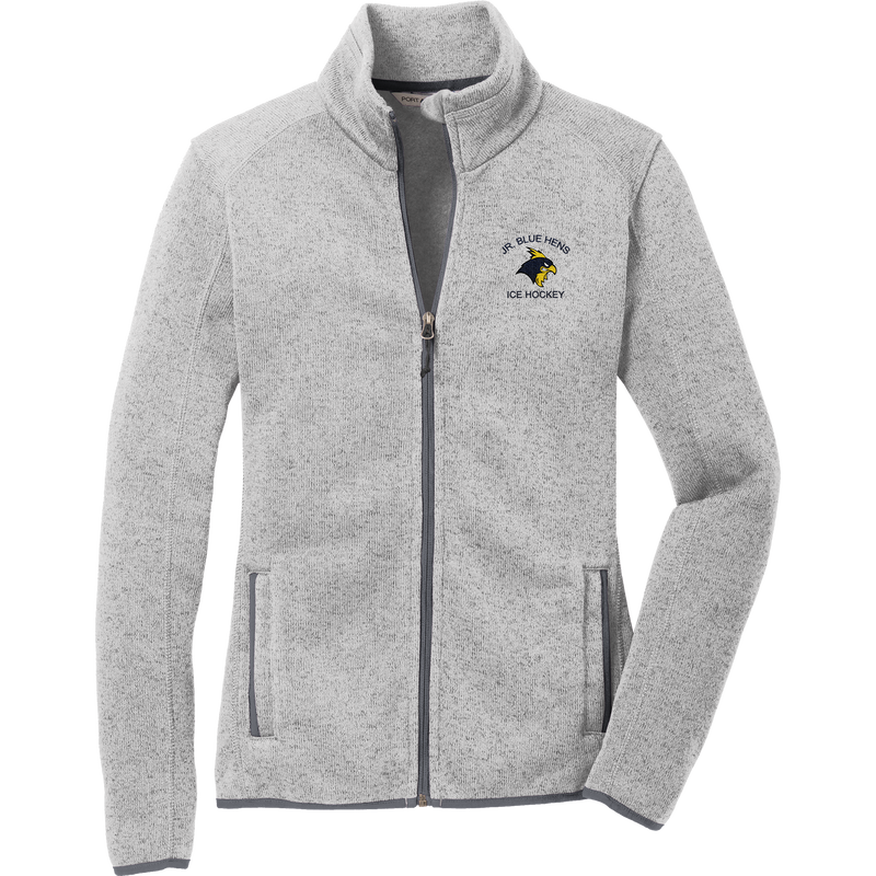 Delaware Jr. Blue Hens Ladies Sweater Fleece Jacket