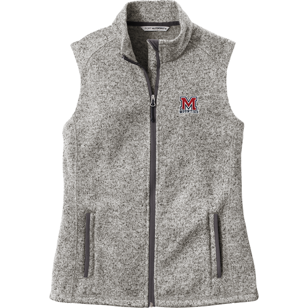 Jr. Mounties Ladies Sweater Fleece Vest