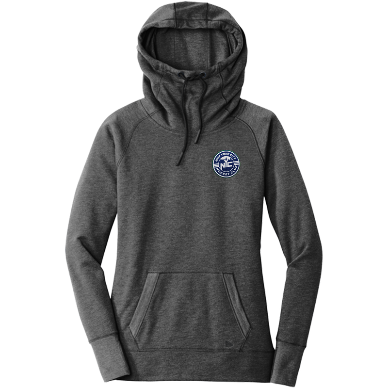 NYC Hockey Club New Era Ladies Tri-Blend Fleece Pullover Hoodie