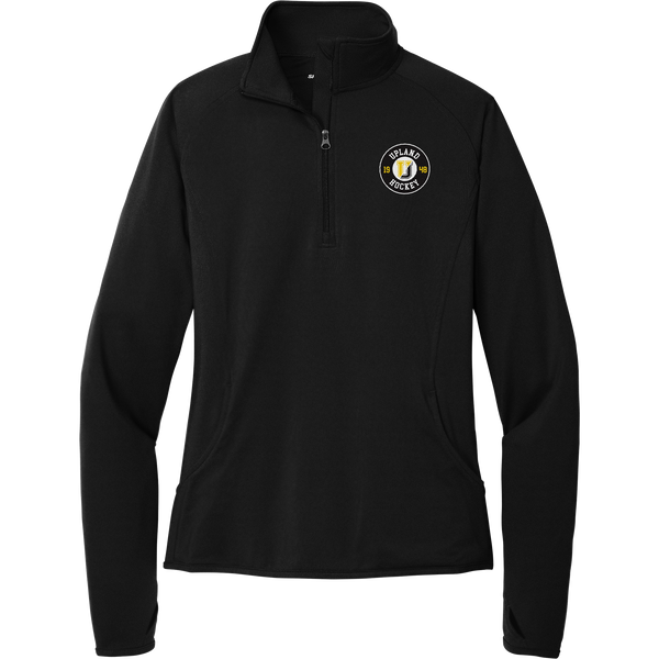 Upland Hockey Ladies Sport-Wick Stretch 1/4-Zip Pullover