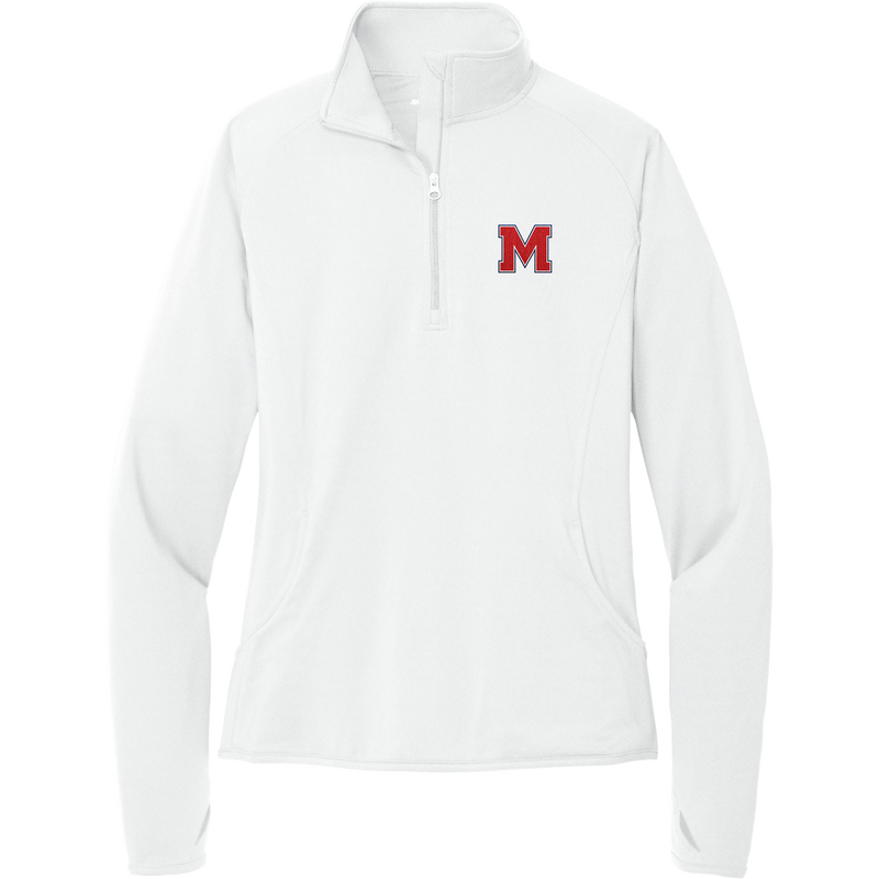 Mount St. Charles Ladies Sport-Wick Stretch 1/4-Zip Pullover