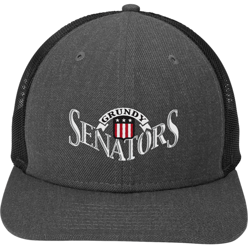 Grundy Senators New Era Snapback Low Profile Trucker Cap