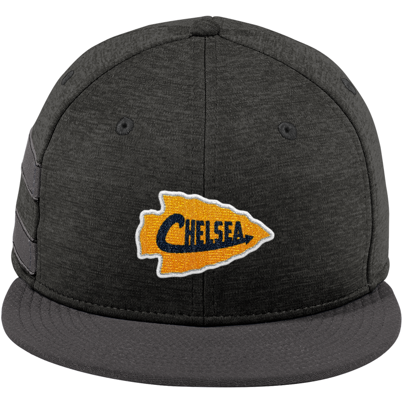 Chelsea Chiefs New Era Shadow Heather Striped Flat Bill Snapback Cap