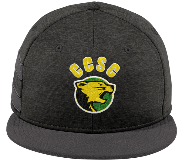 Chester County New Era Shadow Heather Striped Flat Bill Snapback Cap