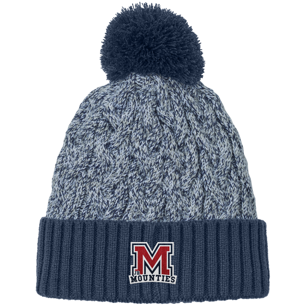 Jr. Mounties New Era Marled Knit Pom Beanie