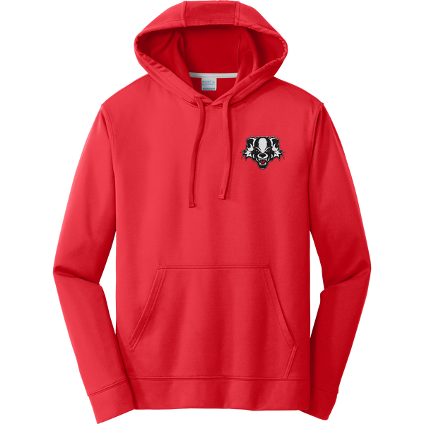 Scary Badgers Performance Fleece Pullover Hooded Sweatshirt