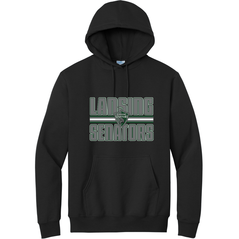 Lansing Senators Essential Fleece Pullover Hooded Sweatshirt