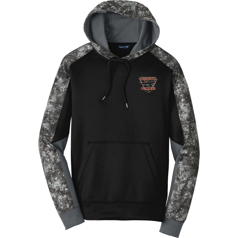 Biggby Bombers Sport-Wick Mineral Freeze Fleece Colorblock Hooded Pullover