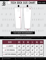 Biggby Coffee AAA Tier 1 Boys Tech Socks