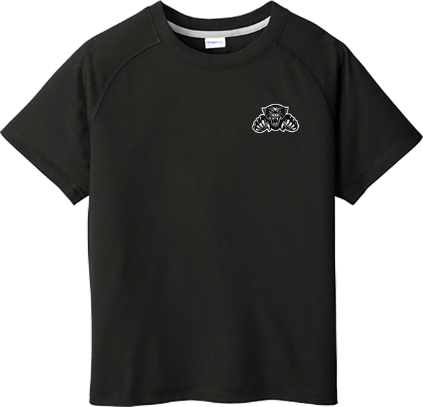 Igloo Jaguars Youth PosiCharge  Tri-Blend Wicking Raglan Tee